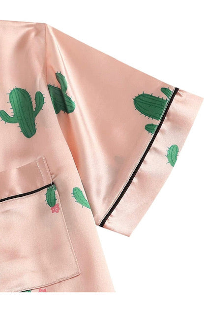 Cactus Pajamas, Sleepover Gear, Matching Pajamas