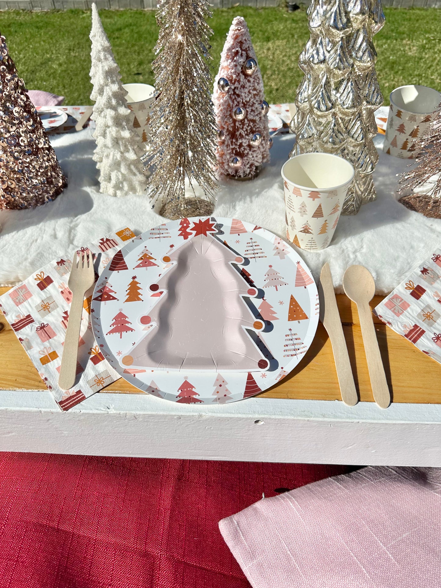 Boho Christmas Napkin, Boho Christmas Decorations, Party Supplies