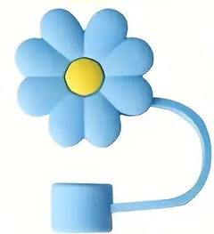 Flower Straw Toppers – Colorful Drink Accessories