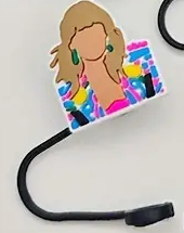 Taylor Swift-Themed Straw Toppers – Fun Drink Accessories