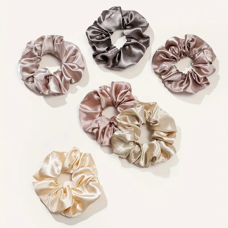 Satin Hair Scrunchy Set - Sleepover Hair Don't Care