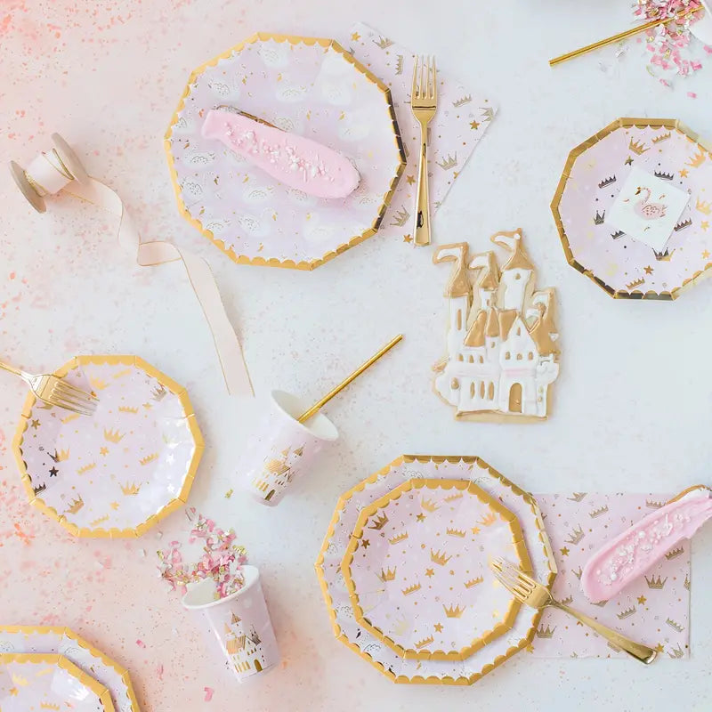 Princess Crown Napkin, Party Supplies, Princess Party