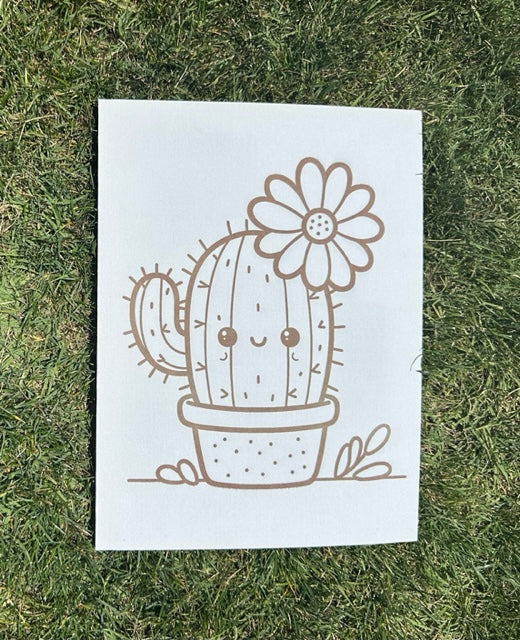 Canvas Painting DIY Kit | Painting Kit & Cactus Party Activity