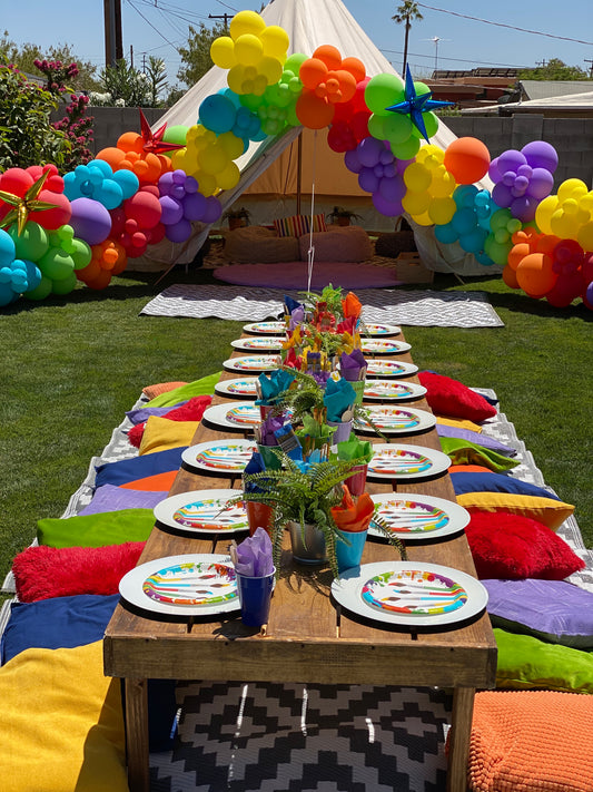 DIY Organic Balloon Garland Kit – Create Your Own Colorful Décor - Bright Rainbow Balloon Garland