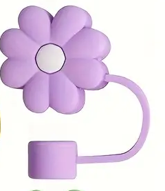Flower Straw Toppers – Colorful Drink Accessories