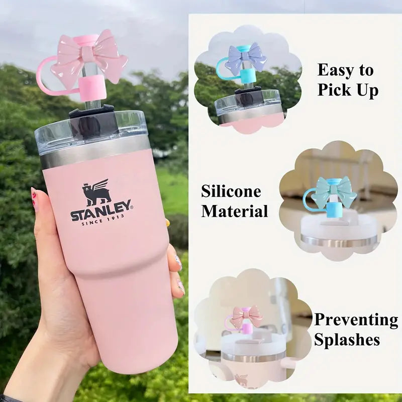 Bow Straw Toppers – Adorable Drink Accessories