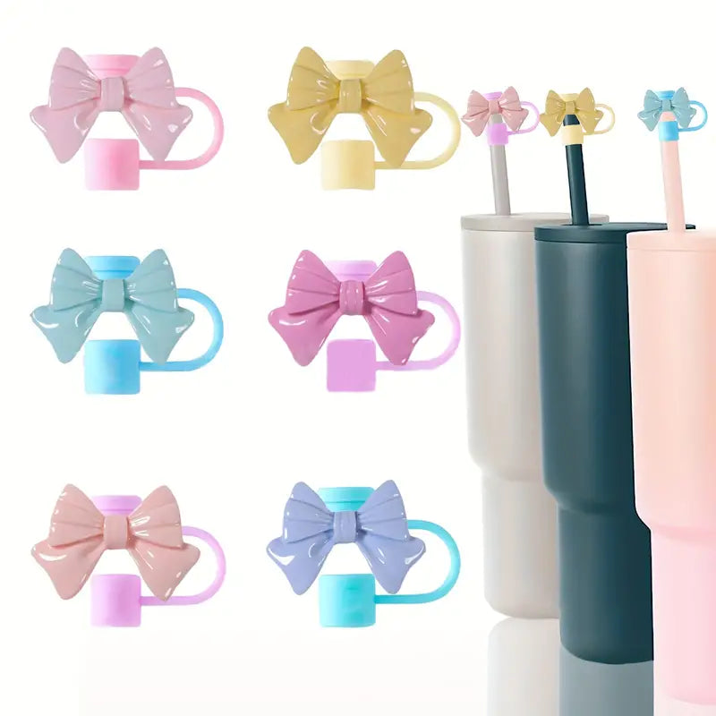 Bow Straw Toppers – Adorable Drink Accessories