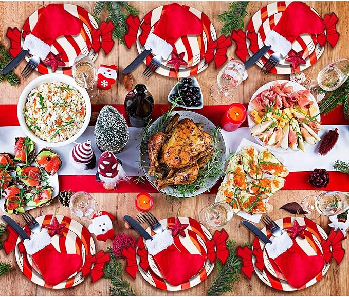 Candy Shaped Paper Plate, Christmas Party Supplies