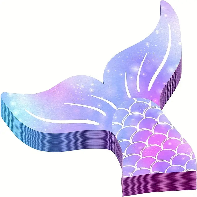 Mermaid Tail Napkin, Party Supplies, Mermaid Decorations